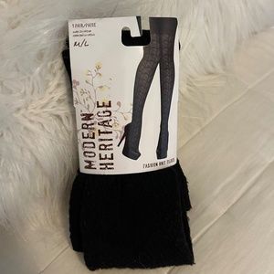 BUNDLE ❤️ NWT Modern Heritage Black Tights, Size M/L